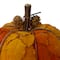 7.5&#x22; Orange &#x26; Brown Fall Harvest Tabletop Pumpkin